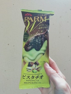 「森永 PARM ダブルチョコ ピスタチオ＆チョコレート 袋80ml」のクチコミ画像 by ちゃーぼーさん
