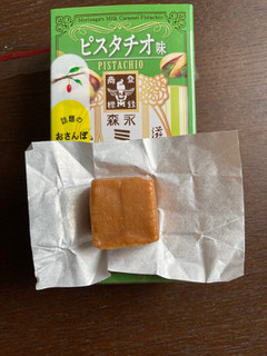 「森永製菓 ミルクキャラメル ピスタチオ味 袋74g」のクチコミ画像 by chan-manaさん