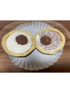 「ローソン Uchi Cafe’ どらもっち チョコ＆バニラ」のクチコミ画像 by こまつなさん