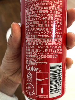 「コカ・コーラ コカ・コーラ 缶250ml」のクチコミ画像 by こつめかわうそさん