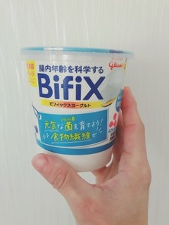 「グリコ BifiX ヨーグルト ほんのり甘い 脂肪ゼロ カップ375g」のクチコミ画像 by ちゃーぼーさん
