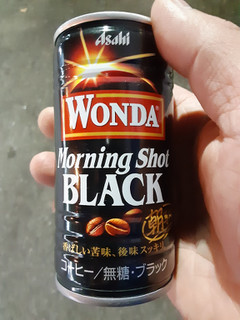 「アサヒ ワンダ モーニングショット ブラック ワンピースデザイン 缶185g」のクチコミ画像 by Taresuさん