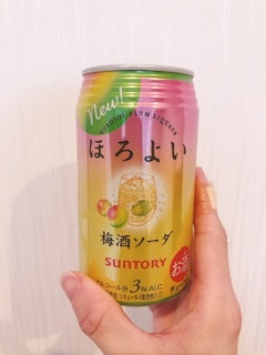 「サントリー ほろよい 梅酒ソーダ 缶350ml」のクチコミ画像 by ちゃーぼーさん