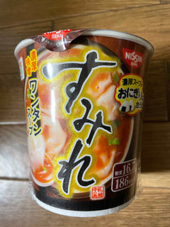 「セブンプレミアム すみれ 濃厚味噌ワンタンスープ カップ46g」のクチコミ画像 by ティパニさん