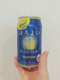 「サントリー ほろよい グレフルソルティ 缶350ml」のクチコミ画像 by ちゃーぼーさん