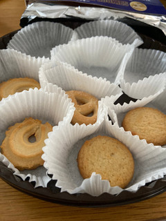 「トップバリュ ベストプライス バタークッキー 箱30枚」のクチコミ画像 by たんボーさん