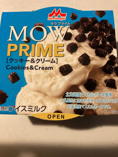 「森永 MOW PRIME クッキー＆クリーム カップ105ml」のクチコミ画像 by まるちゃーんさん