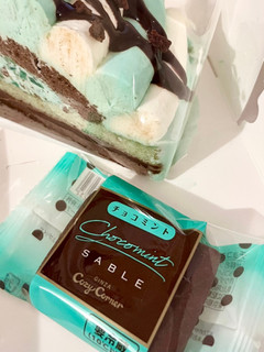 「銀座コージーコーナー チョコミントケーキ」のクチコミ画像 by なみとんさん