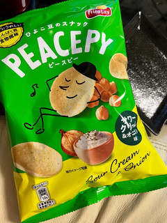 「フリトレー PEACEPY サワークリーム＆オニオン味 袋50g」のクチコミ画像 by SweetSilさん