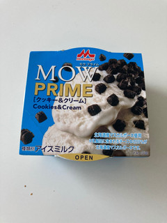 「森永 MOW PRIME クッキー＆クリーム カップ105ml」のクチコミ画像 by u-uさん