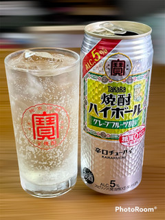 「タカラ 焼酎ハイボール グレープフルーツ割り 缶500ml」のクチコミ画像 by ビールが一番さん