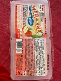 「ソイキューブ カロリーゼロゼリー りんご味 200g×2」のクチコミ画像 by もんペチさん