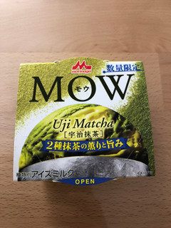 「森永 MOW 宇治抹茶 2種抹茶の薫りと旨味 カップ140ml」のクチコミ画像 by こつめかわうそさん