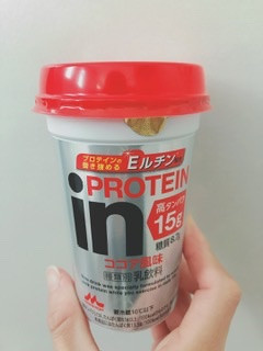 「森永 in PROTEIN ココア風味 カップ240ml」のクチコミ画像 by ちゃーぼーさん