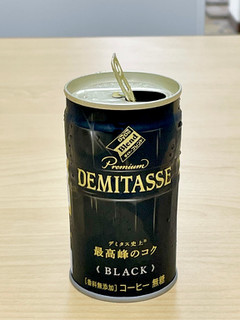 「DyDo ダイドーブレンド プレミアム デミタスコーヒー ブラック 缶150g」のクチコミ画像 by ビールが一番さん