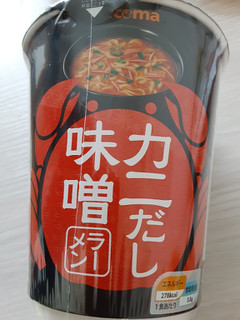「セイコーマート Secoma カニだし味噌ラーメン カップ61g」のクチコミ画像 by もこもこもっちさん