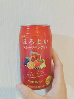 「サントリー ほろよい フルーツサングリア 缶350ml」のクチコミ画像 by ちゃーぼーさん