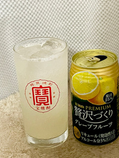 「宝酒造 寳プレミアム 贅沢づくり グレープフルーツ 350ml」のクチコミ画像 by ビールが一番さん