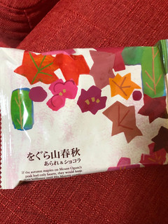 「小倉山荘 をぐら山春秋 ARARE＆CHOCOLAT 1袋」のクチコミ画像 by あもあもさん