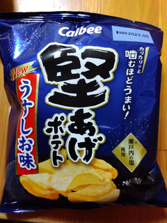 「カルビー 堅あげポテト うすしお味 袋65g」のクチコミ画像 by ちーえび さん
