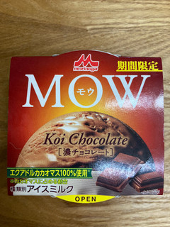 「森永 MOW 濃チョコレート カップ140g」のクチコミ画像 by こまつなさん
