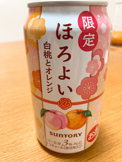 「サントリー ほろよい 白桃とオレンジ 缶350ml」のクチコミ画像 by きだっちさん