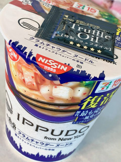 「セブン＆アイ セブンプレミアム IPPUDO from New York クラムチャウダーヌードル カップ101g」のクチコミ画像 by めりけんさん