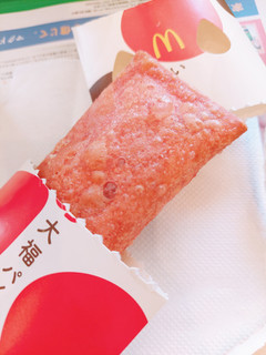 「マクドナルド いちご大福パイ」のクチコミ画像 by 抹茶らてさん