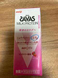 「ザバス for Woman MILK PROTEIN 脂肪0 ストロベリー風味 パック200ml」のクチコミ画像 by こまつなさん