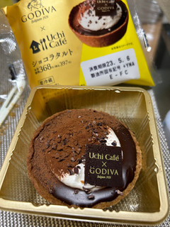 「ローソン Uchi Cafe’ × GODIVA ショコラタルト」のクチコミ画像 by ぱりんこさん