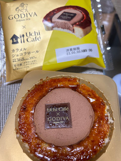 「ローソン Uchi Cafe’ × GODIVA カラメルショコラロール」のクチコミ画像 by ぱりんこさん