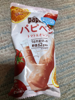 「グリコ パピベジ トマト＆オレンジ 袋45ml×2」のクチコミ画像 by もぐもぐもぐ太郎さん