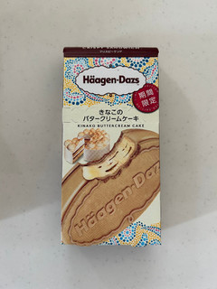 「ハーゲンダッツ クリスピーサンド きなこのバタークリームケーキ 箱60ml」のクチコミ画像 by NAOYさん