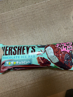 「HERSHEY’S チョコレートアイスバー チョコミント 袋90ml」のクチコミ画像 by ぱりんこさん