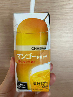 「ウィスラージャパン CHABAA マンゴードリンク 200ml」のクチコミ画像 by chan-manaさん