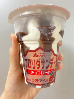 「赤城 フロリダサンデーチョコレート カップ210ml」のクチコミ画像 by 太らない体がほしいさん