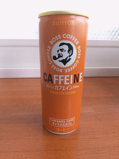 「サントリー ボス カフェイン キャラメルカフェ 缶245g」のクチコミ画像 by みっち0204さん
