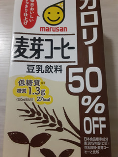 「マルサン 豆乳飲料 麦芽コーヒー カロリー50％オフ パック1000ml」のクチコミ画像 by もこもこもっちさん