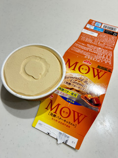 「森永 MOW 発酵バターキャラメル カップ140ml」のクチコミ画像 by NAOYさん
