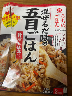 「キッコーマン うちのごはん 混ぜるだけの五目ごはん 袋56g×2」のクチコミ画像 by ビールが一番さん