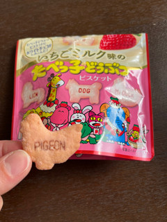 「ギンビス たべっ子どうぶつ いちごミルク味のたべっ子どうぶつ 40g」のクチコミ画像 by chan-manaさん