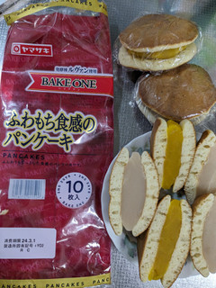 「ヤマザキ BAKE ONE ふわもち食感の パンケーキ 袋10枚」のクチコミ画像 by もっちりハムスターさん