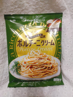 「S＆B まぜるだけのスパゲッティソース イタリアの恵み ポルチーニクリーム 袋130g」のクチコミ画像 by みっち0204さん