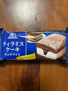 「森永製菓 ティラミスケーキサンドアイス 84ml」のクチコミ画像 by ピンクのぷーさんさん