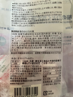 「無印良品 桜のひとくち大福 袋130g」のクチコミ画像 by わやさかさん