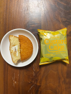 「ロッテ カスタードケーキ キャラメル＆生クリーム 箱6個」のクチコミ画像 by ピンクのぷーさんさん