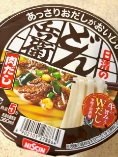 「日清食品 日清のあっさりおだしがおいしいどん兵衛 肉だしうどん カップ72g」のクチコミ画像 by めりけんさん