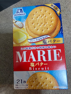 「森永製菓 マリー 塩バター 箱21枚」のクチコミ画像 by もぐもぐもぐ太郎さん
