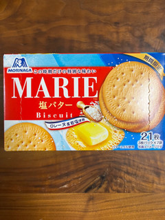 「森永製菓 マリー 塩バター 箱21枚」のクチコミ画像 by ピンクのぷーさんさん