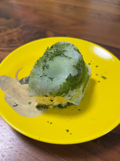 「ローソン Uchi Cafe’ × 森半 濃いお抹茶大福みたいなパンケーキ」のクチコミ画像 by ピンクのぷーさんさん